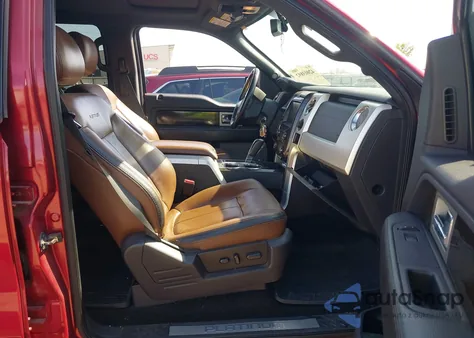 2013 Ford F-150 Platinum z USA, uszkodzony, nr VIN 1FTFW1ET1DFB41907